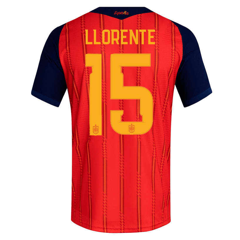 adidas Men's LLorente Spain Authentic World Cup Home Jersey 2026 (Vivid Red)