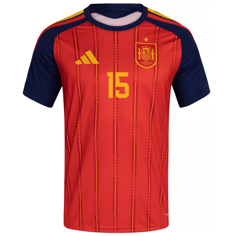 adidas Men's LLorente Spain World Cup Home Jersey 2026 (Vivid Red)