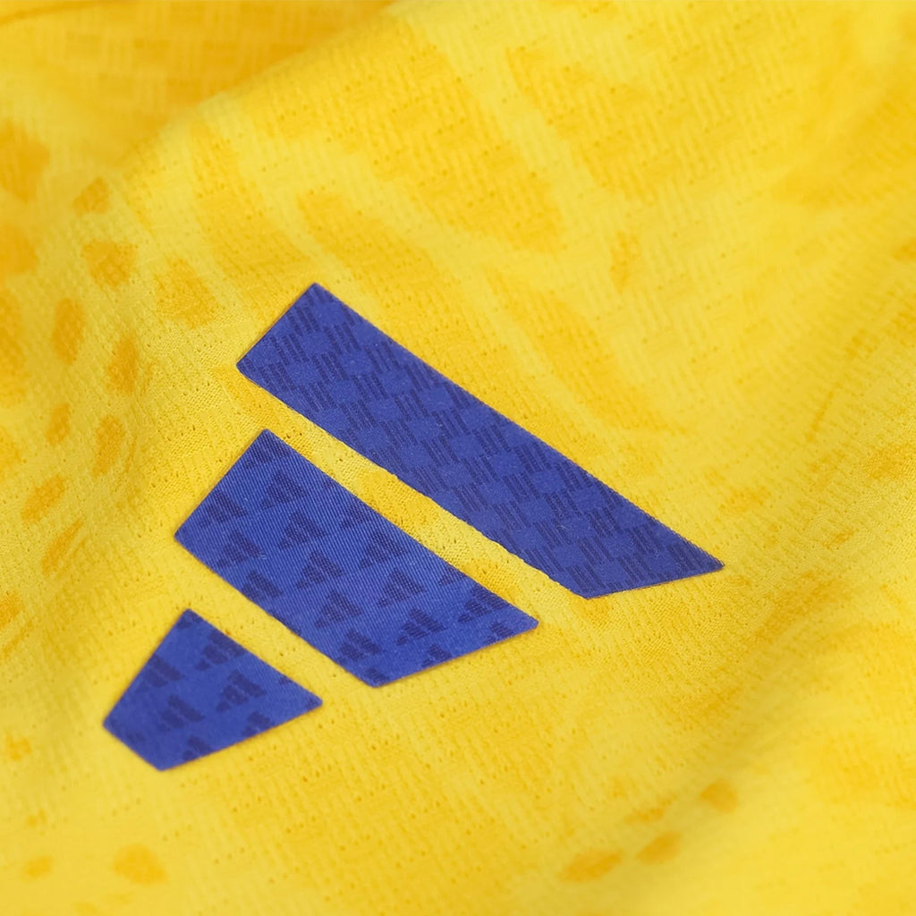 adidas Men's Mina Colombia 2026 Authentic Home Jersey (Impact Yellow)
