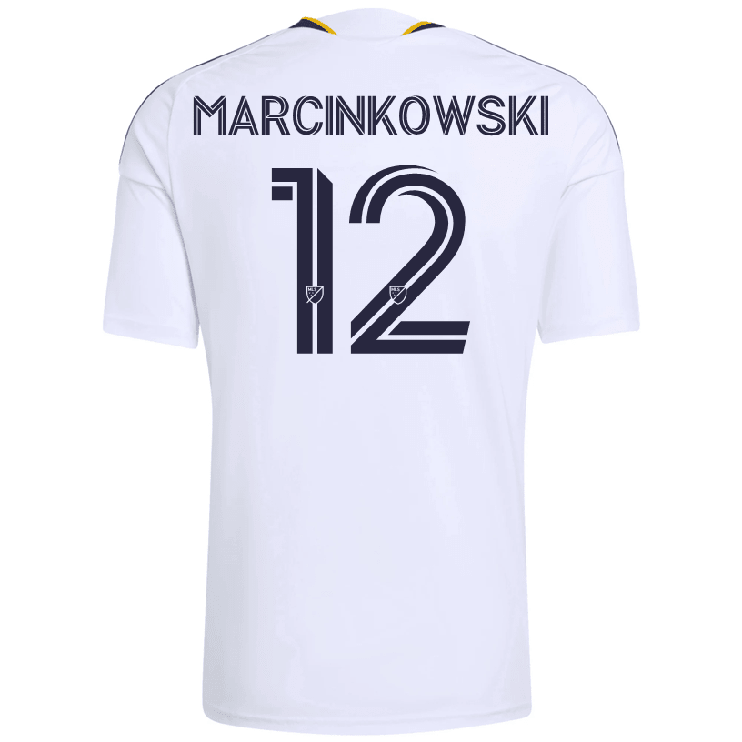 adidas Men's Marcinkowski LA Galaxy Home Stadium Jersey 26/27 (White)