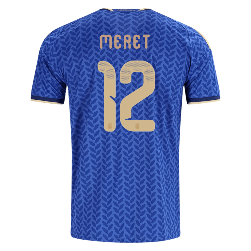 adidas Men's Meret Italy Home Stadium Jersey 2026 (Bold Blue)