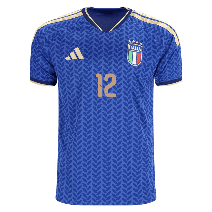 adidas Men's Meret Italy Home Stadium Jersey 2026 (Bold Blue)