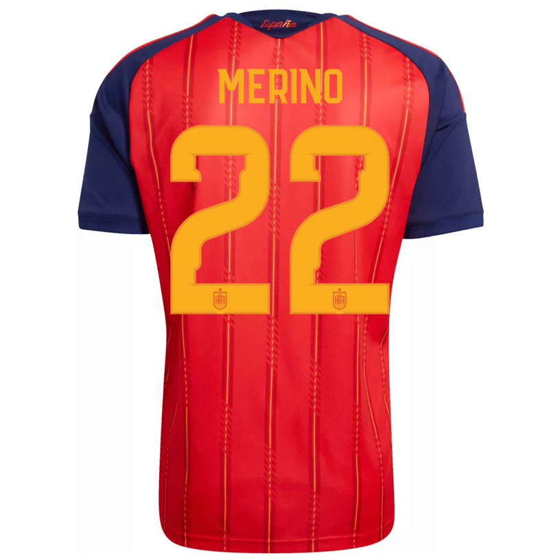 adidas Men's Merino Spain World Cup Home Jersey 2026 (Vivid Red)