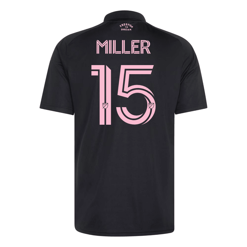 adidas Men's Miller Inter Miami CF 26/27 Away Jersey (Black/Pink)
