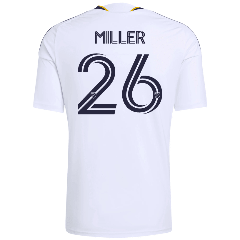 adidas Men's Miller LA Galaxy Home Stadium Jersey 26/27 (White)