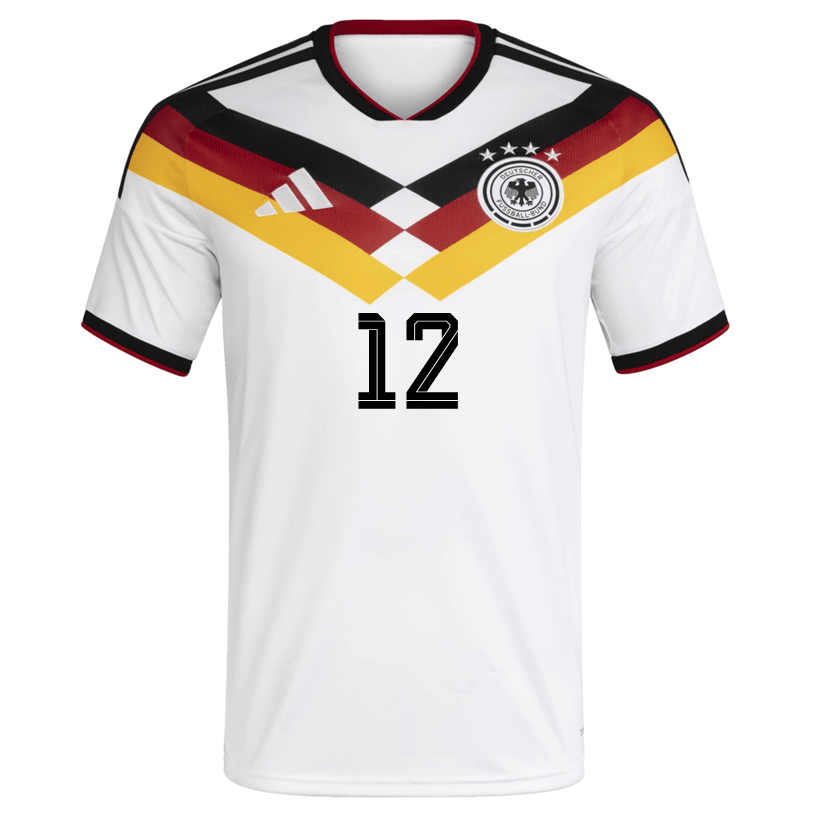 adidas Men's Nubel Germany Home World Cup Jersey 2026 (White/Black)
