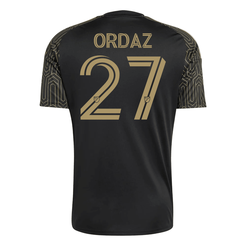 adidas Men's Ordaz LAFC Stadium Home Jersey 26/27 (Black/Gold)
