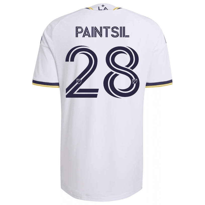adidas Men's Paintsil LA Galaxy Authentic Match Home Jersey 26/27 (White)