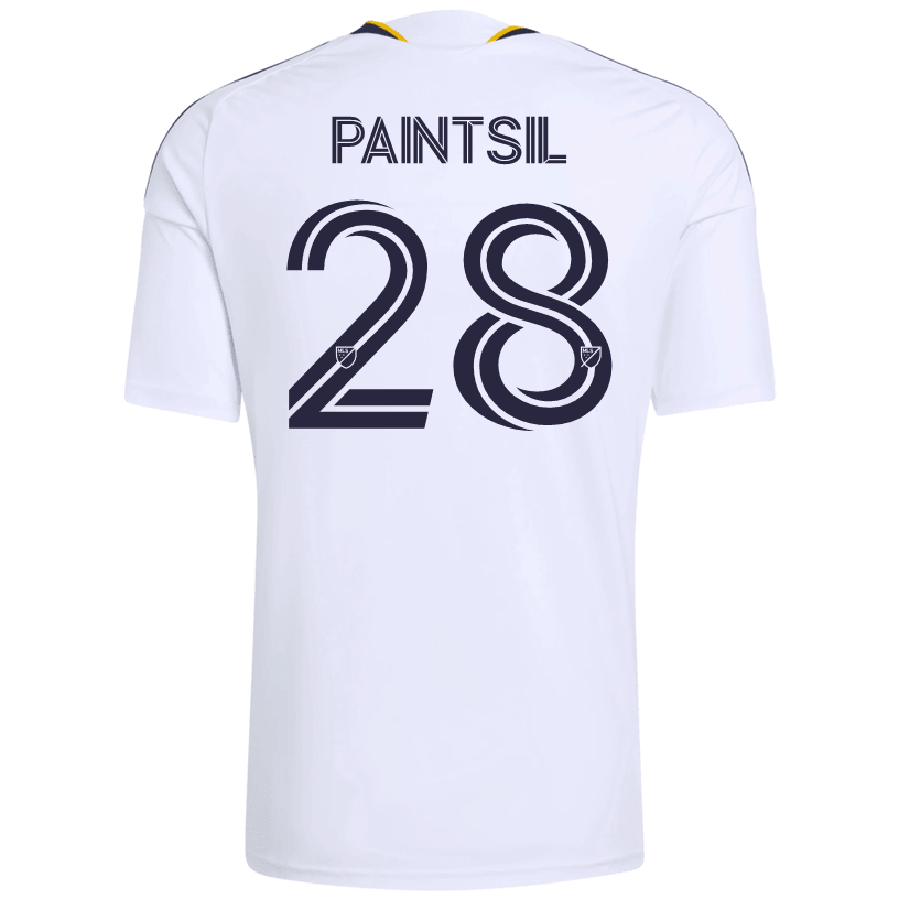 adidas Men's Paintsil LA Galaxy Home Stadium Jersey 26/27 (White)