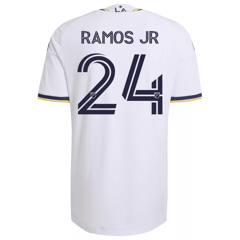 adidas Men's Ramos JR LA Galaxy Authentic Match Home Jersey 26/27 (White)