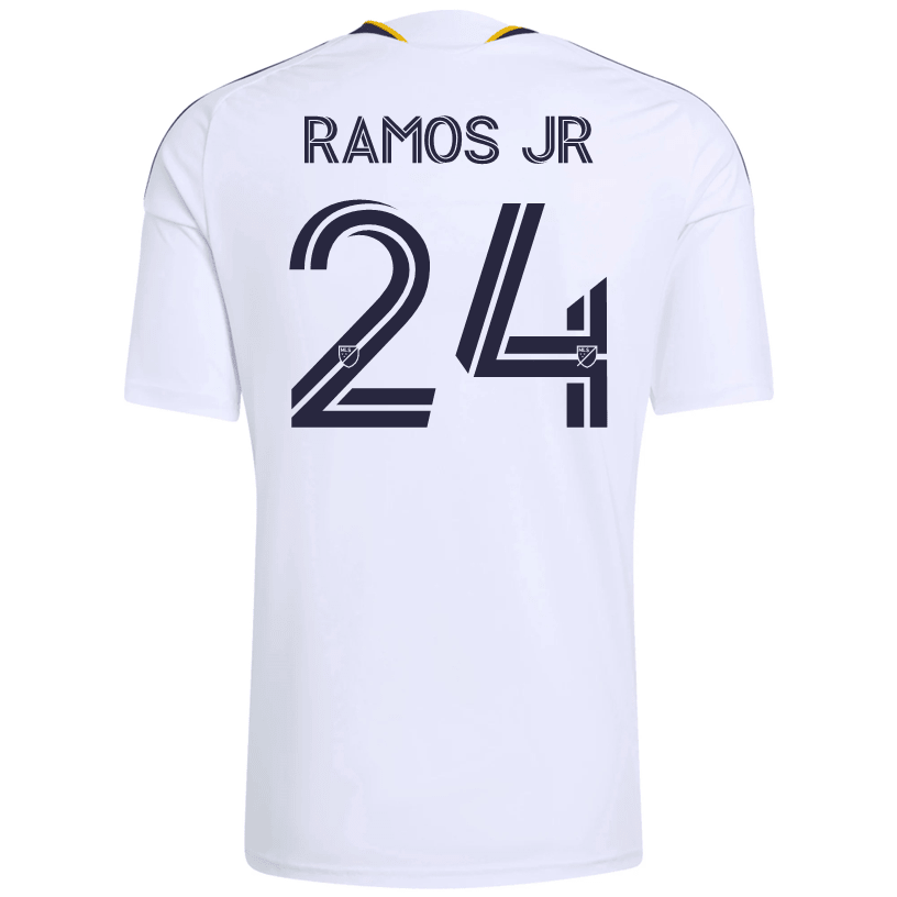 adidas Men's Ramos JR LA Galaxy Home Stadium Jersey 26/27 (White)