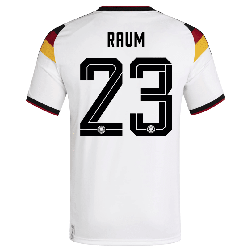 adidas Men's Raum Germany Home World Cup Jersey 2026 (White/Black)