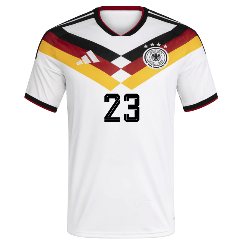 adidas Men's Raum Germany Home World Cup Jersey 2026 (White/Black)