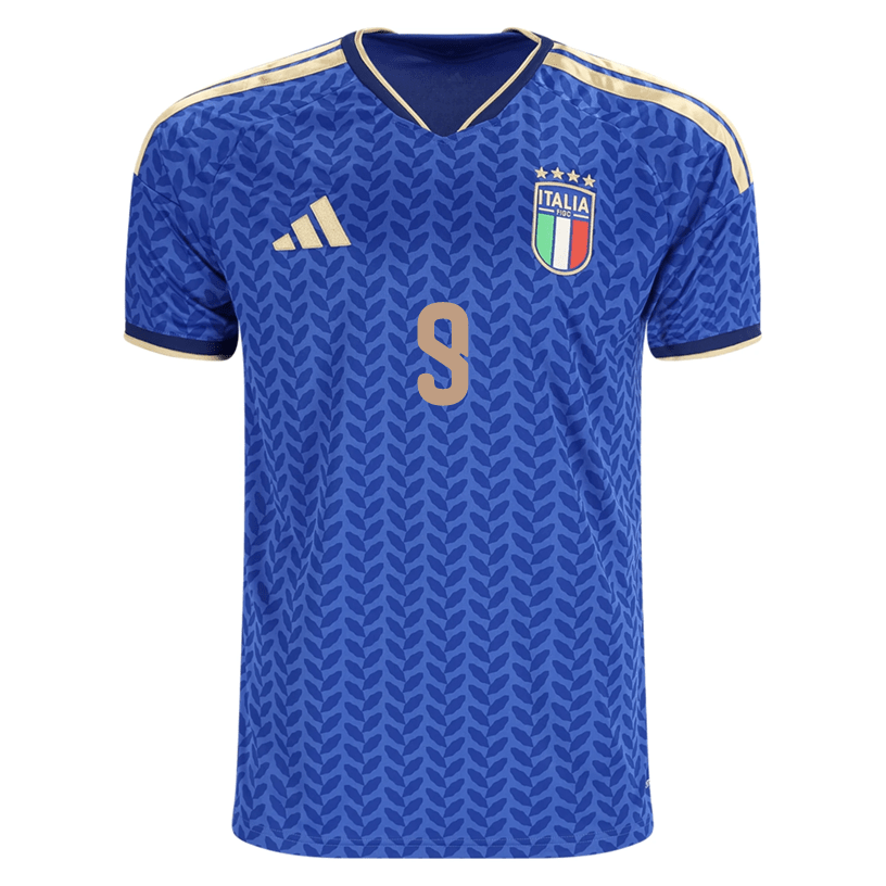 adidas Men's Retegui Italy Home Stadium Jersey 2026 (Bold Blue)