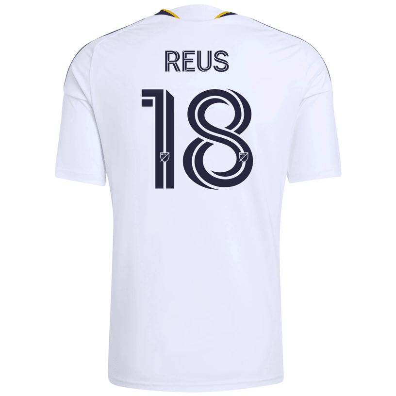 adidas Men's Reus LA Galaxy Authentic Match Home Jersey 26/27 (White) (