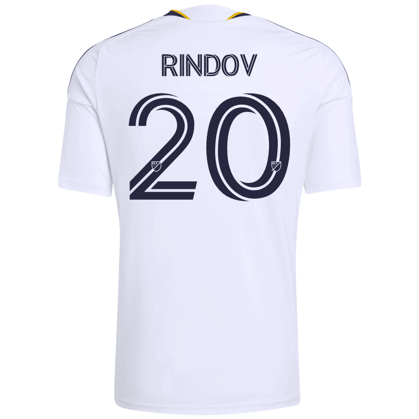 adidas Men's Rindov LA Galaxy Home Stadium Jersey 26/27 (White)