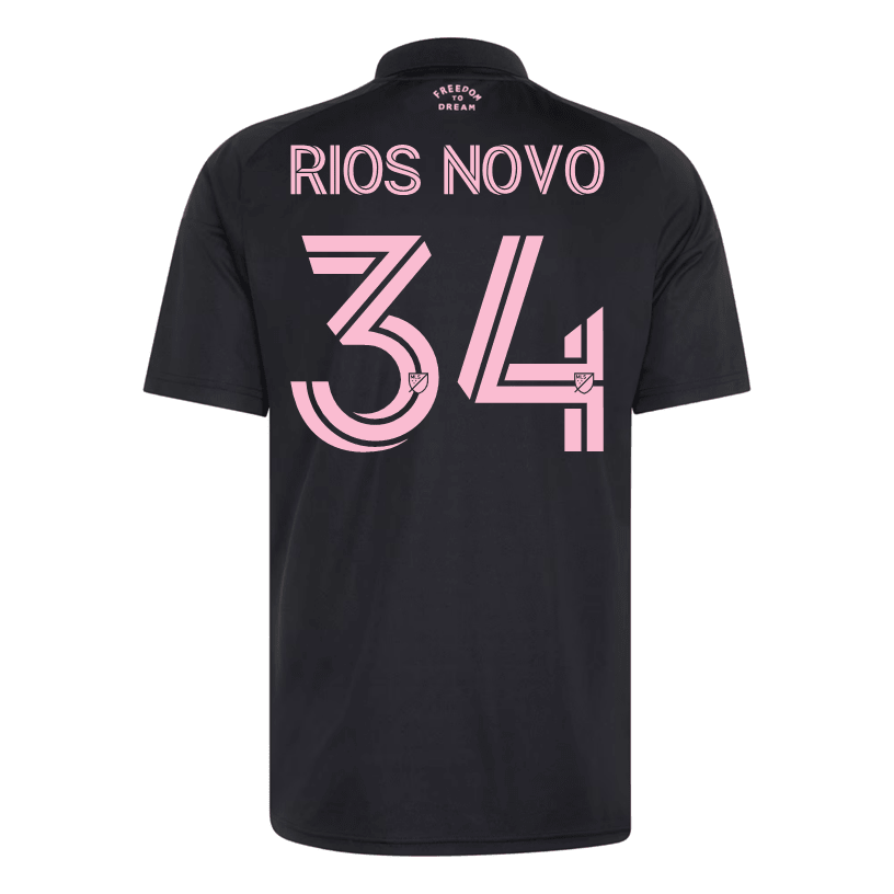 adidas Men's Rios Novo Inter Miami CF 26/27 Away Jersey (Black/Pink)