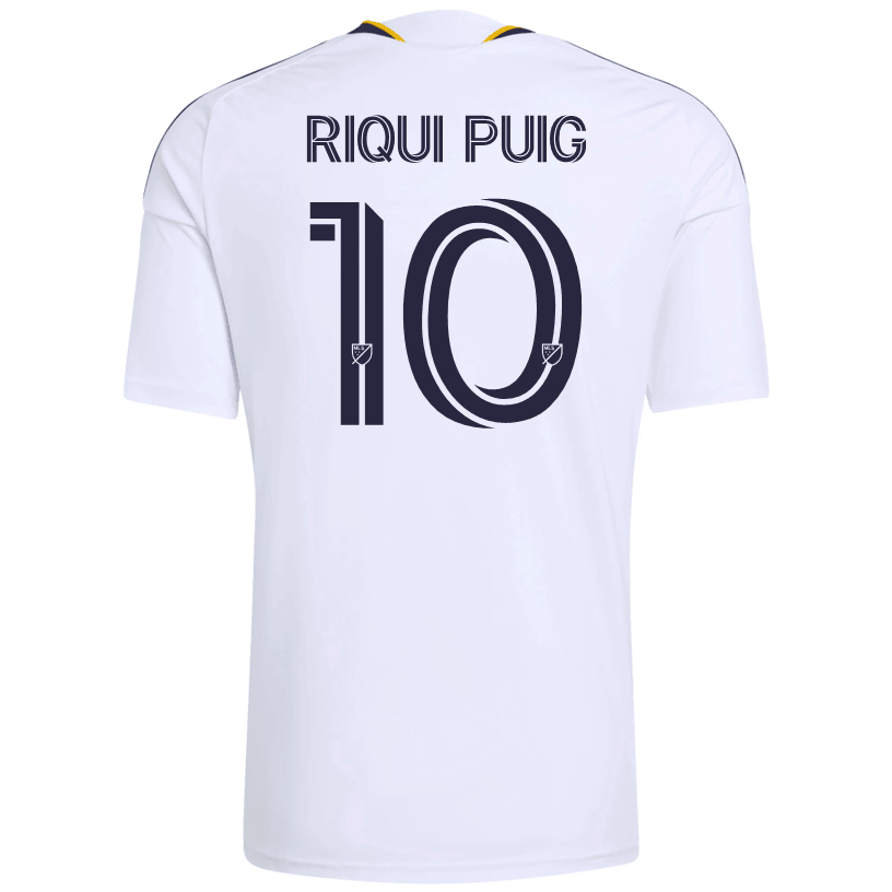 adidas Men's Riqui Puig LA Galaxy Home Stadium Jersey 26/27 (White)