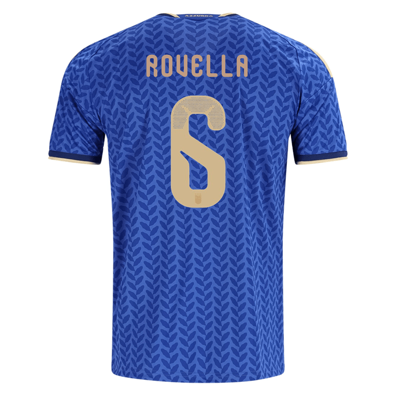 adidas Men's Rovella Italy Home Stadium Jersey 2026 (Bold Blue)