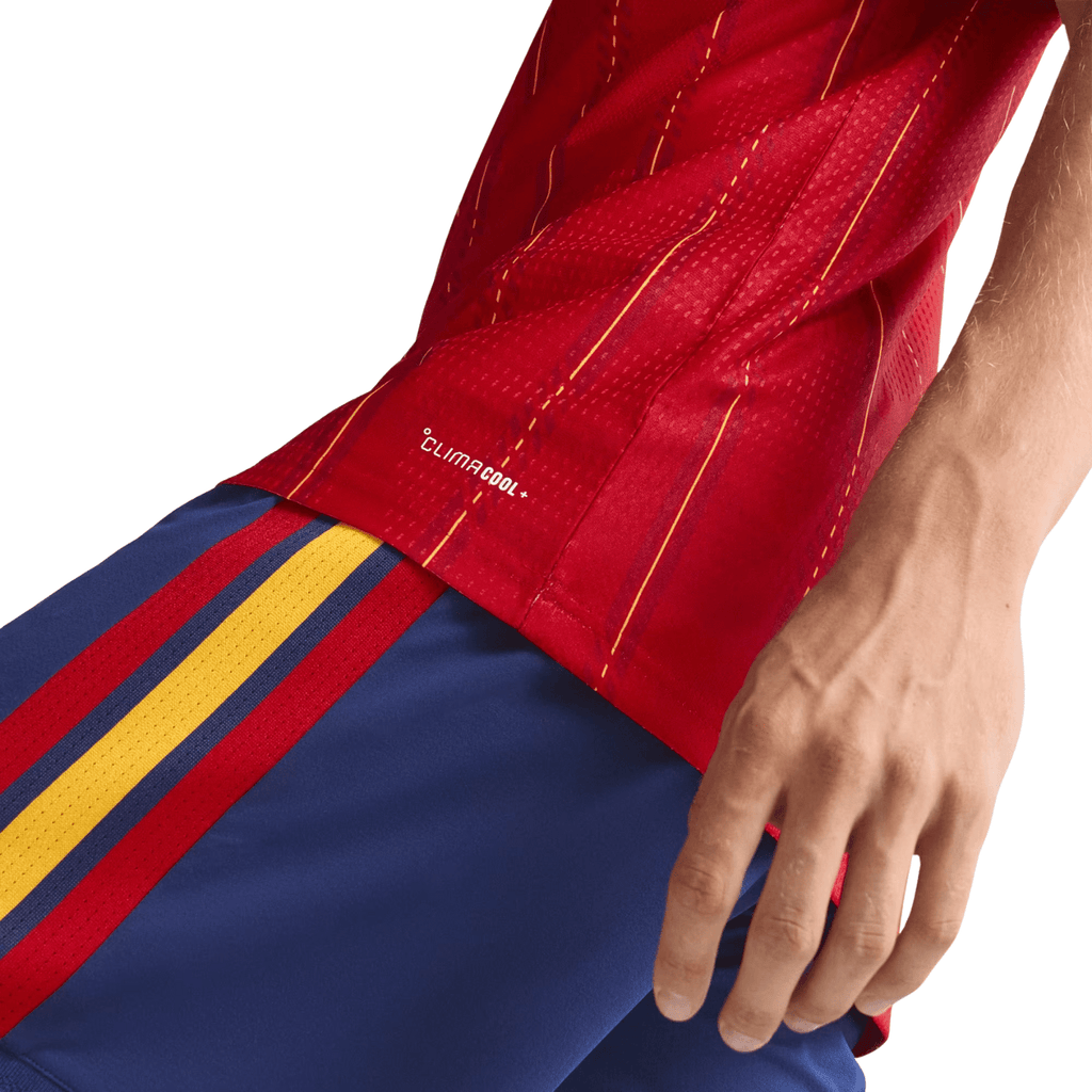 adidas Men's Yeremy Spain Authentic World Cup Home Jersey 2026 (Vivid Red)