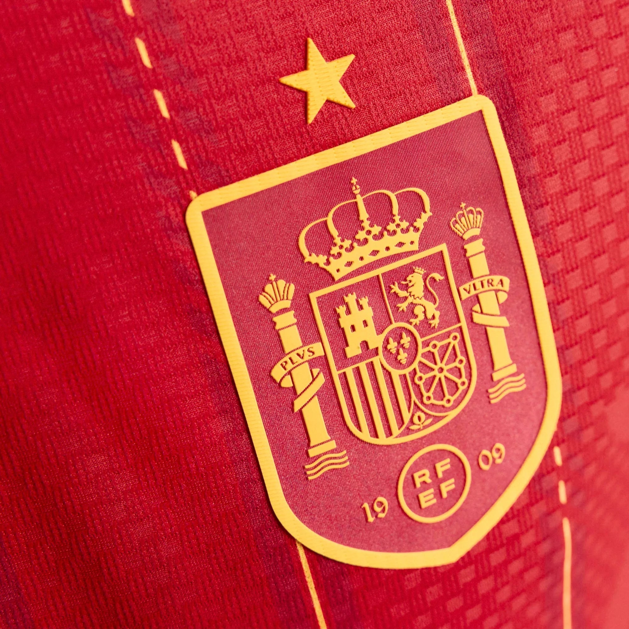 adidas Men's Grimaldo Spain Authentic World Cup Home Jersey 2026 (Vivid Red)