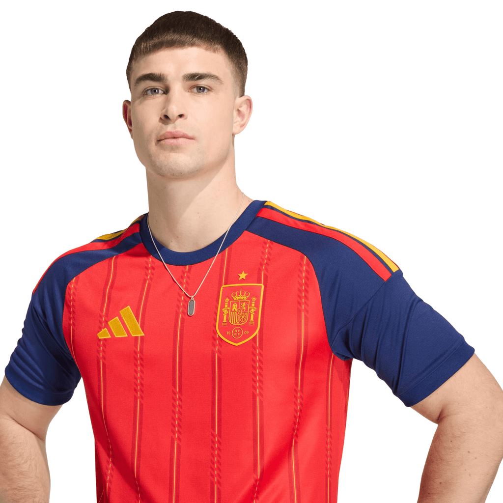 adidas Men's Spain World Cup Home Jersey 2026 (Vivid Red)
