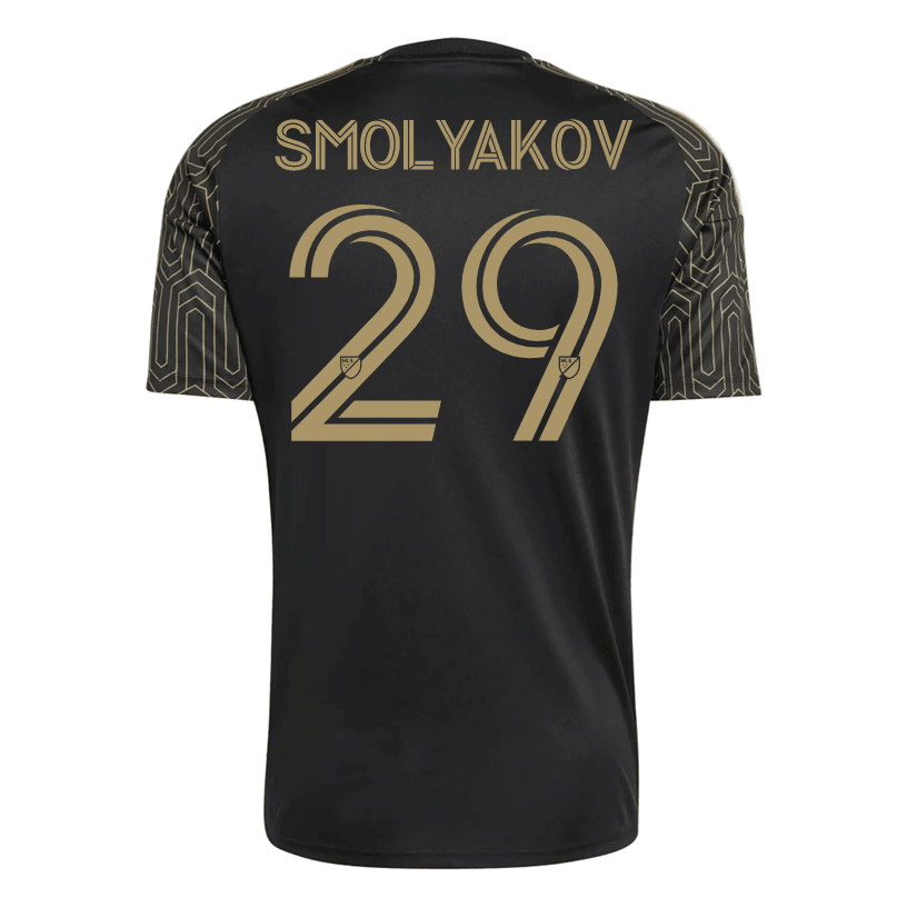 adidas Men's Smolyakov LAFC Stadium Home Jersey 26/27 (Black/Gold)