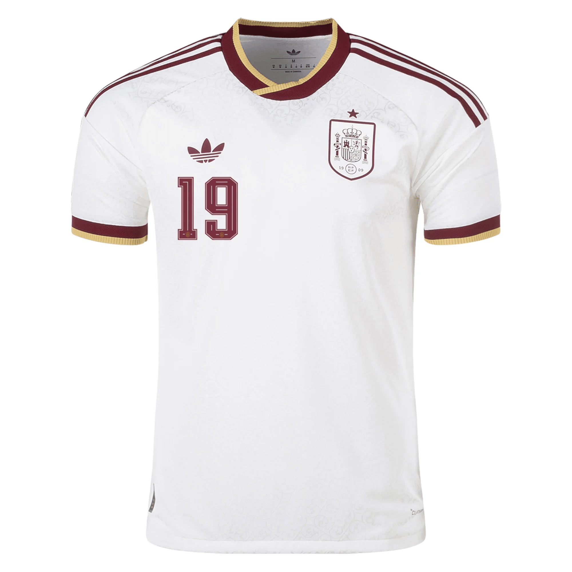 adidas Men's Spain Authentic Lamine Yamal Away Jersey 2026 (White)