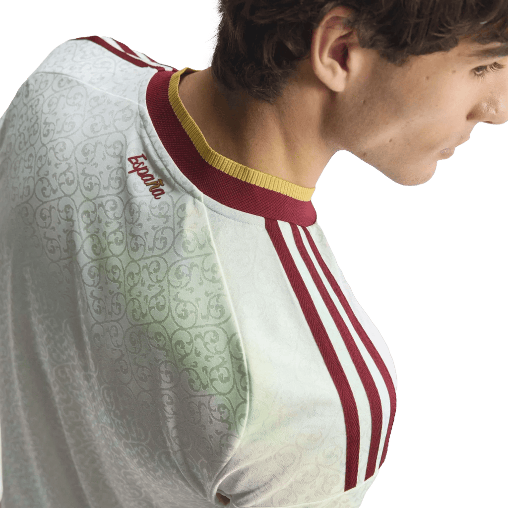 adidas Men's Spain Authentic Mikel Oyarzabal Away Jersey 2026 (White)