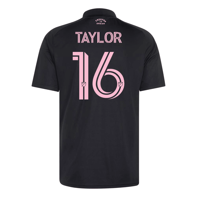 adidas Men's Taylor Inter Miami CF 26/27 Away Jersey (Black/Pink)