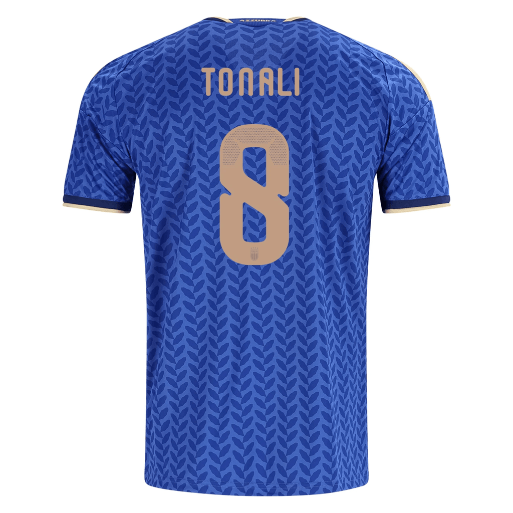 adidas Men's Tonali Italy Home Stadium Jersey 2026 (Bold Blue)