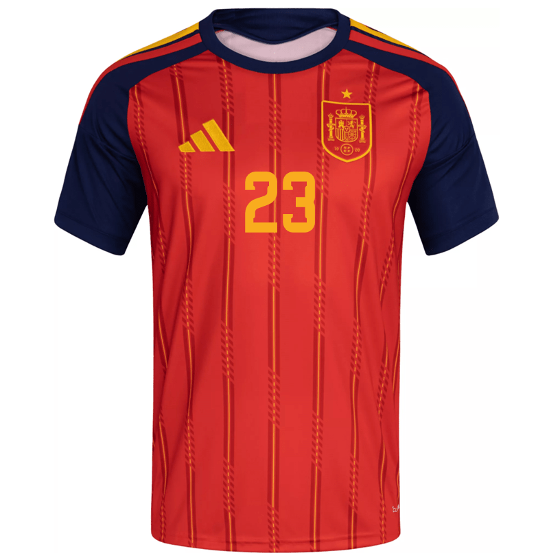 adidas Men's Unai Lopez Spain World Cup Home Jersey 2026 (Vivid Red)
