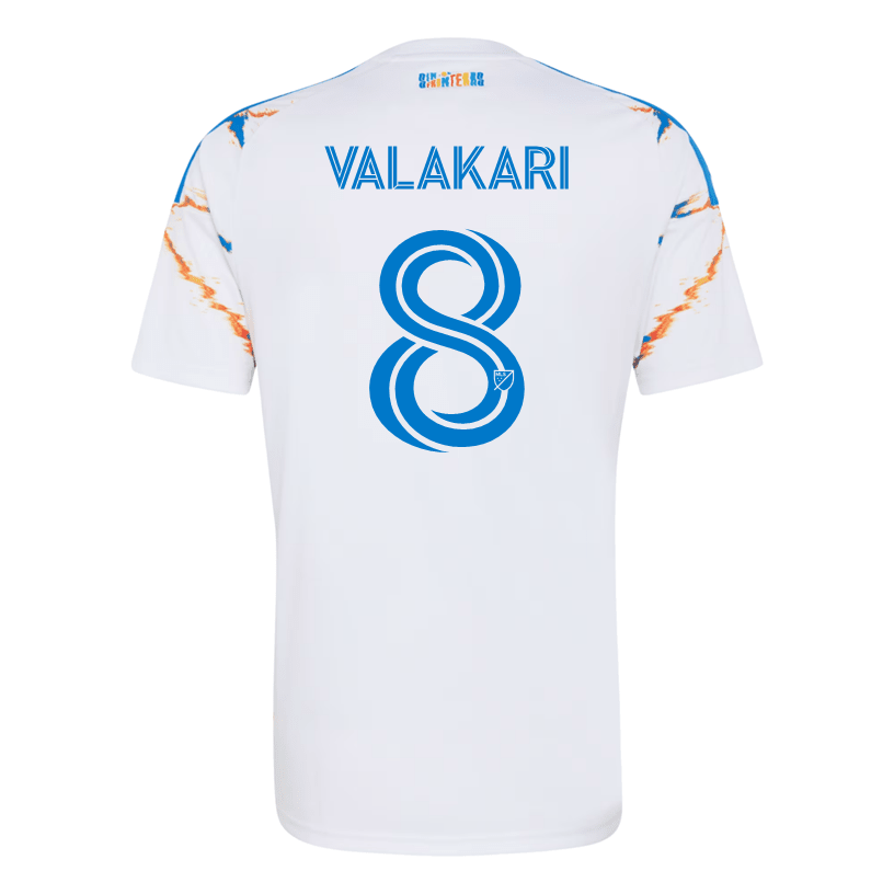 adidas Men's Valakari San Diego FC 26/27 Away Stadium Jersey (White)