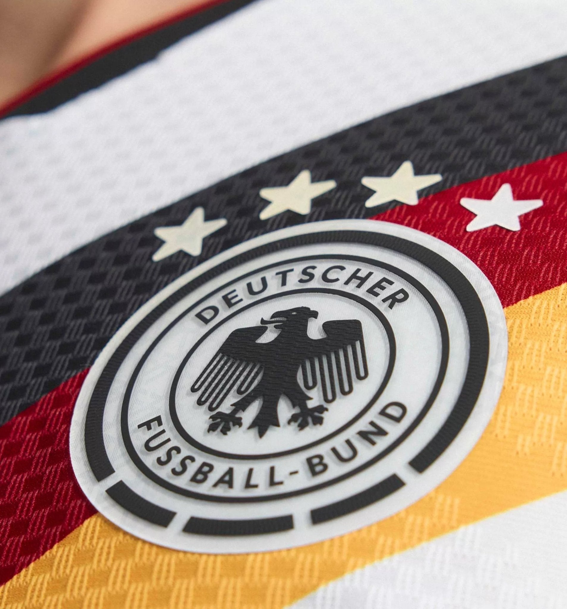 adidas Men's Goretzka Germany Authentic Home World Cup Jersey 2026 (White/Black)