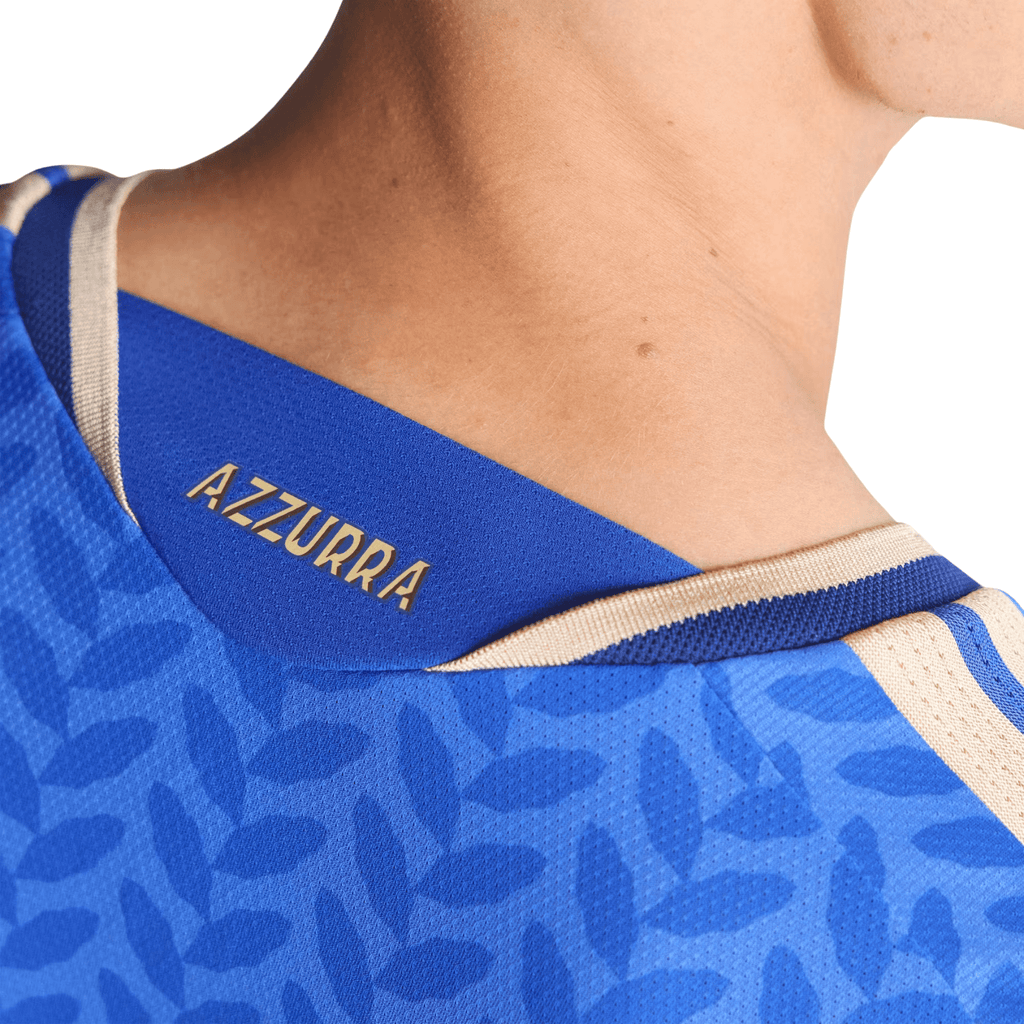 adidas Men's Locatelli Italy 2026 Authentic Home Jersey (Bold Blue)