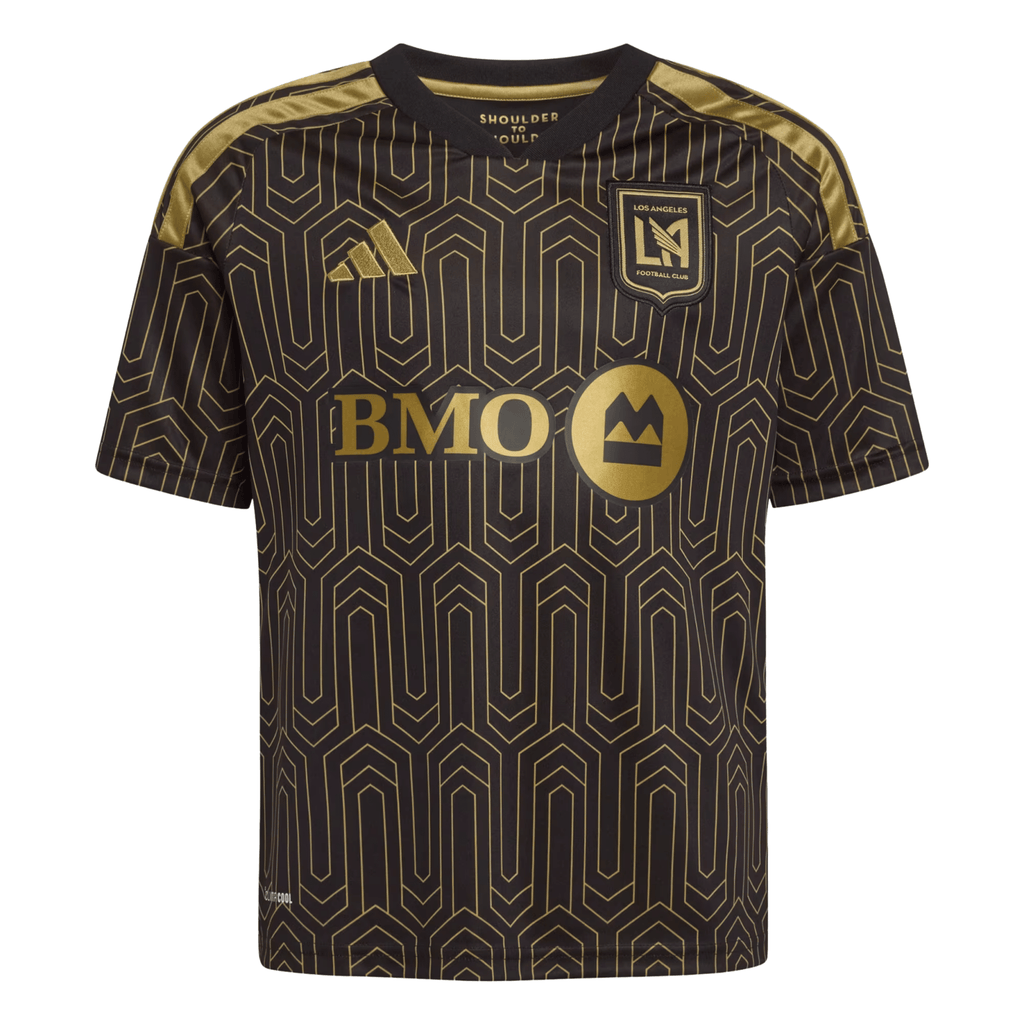 adidas Youth LAFC 26/27 Home Stadium Jersey (Black/Gold)