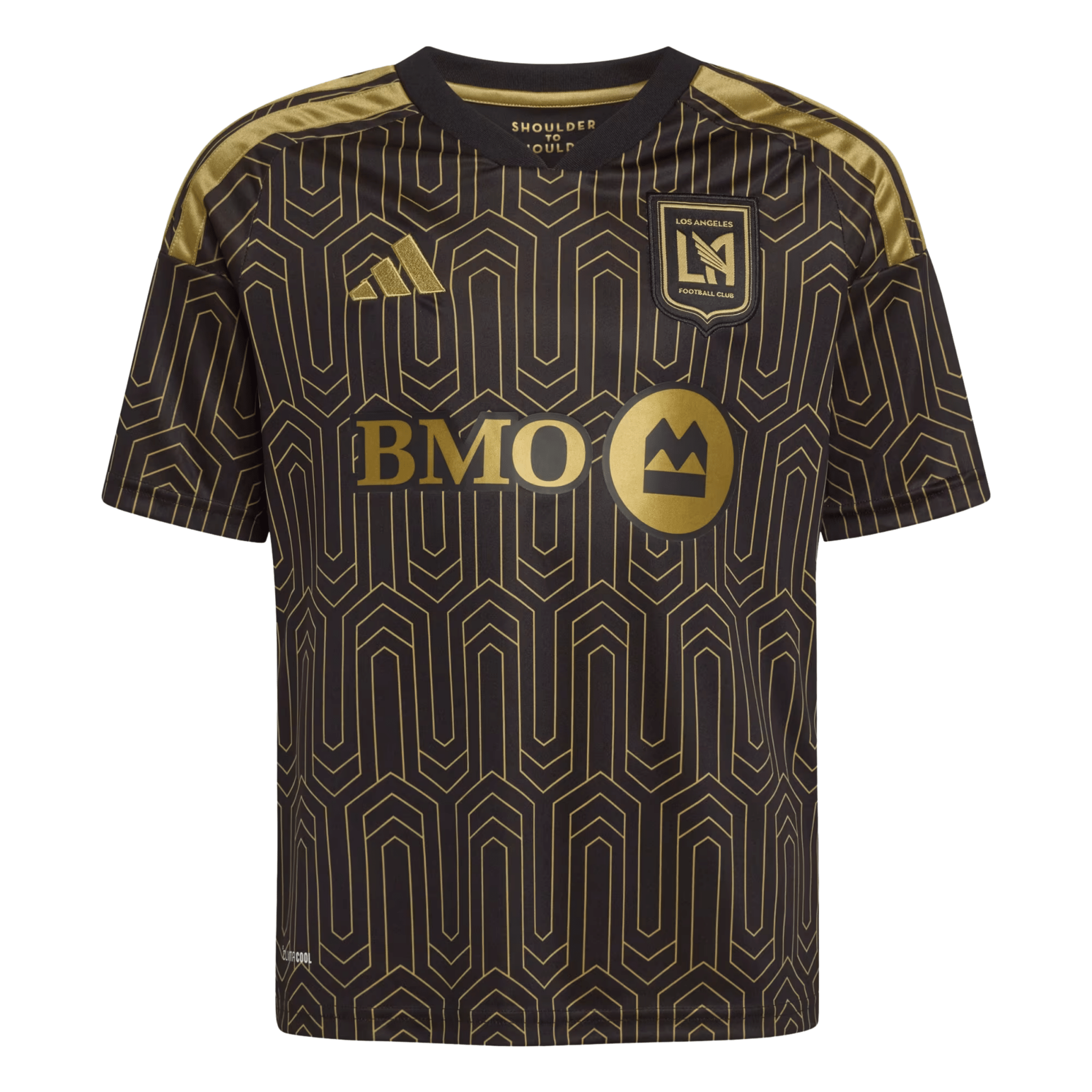 adidas Youth LAFC 26/27 Home Stadium Jersey (Black/Gold)