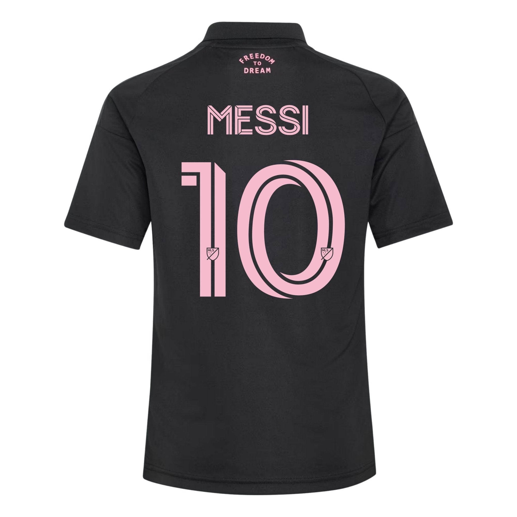 adidas Youth Lionel Messi Inter Miami 26/27 Away Jersey (Black/Pink)