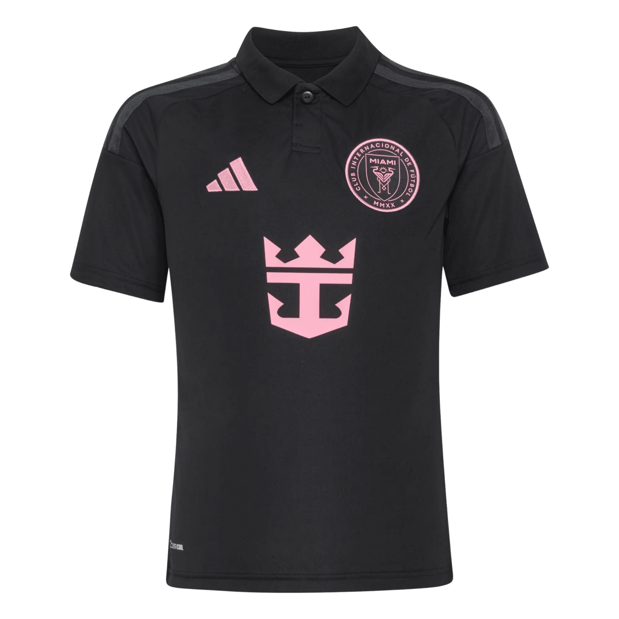 adidas Youth Lionel Messi Inter Miami 26/27 Away Jersey (Black/Pink)