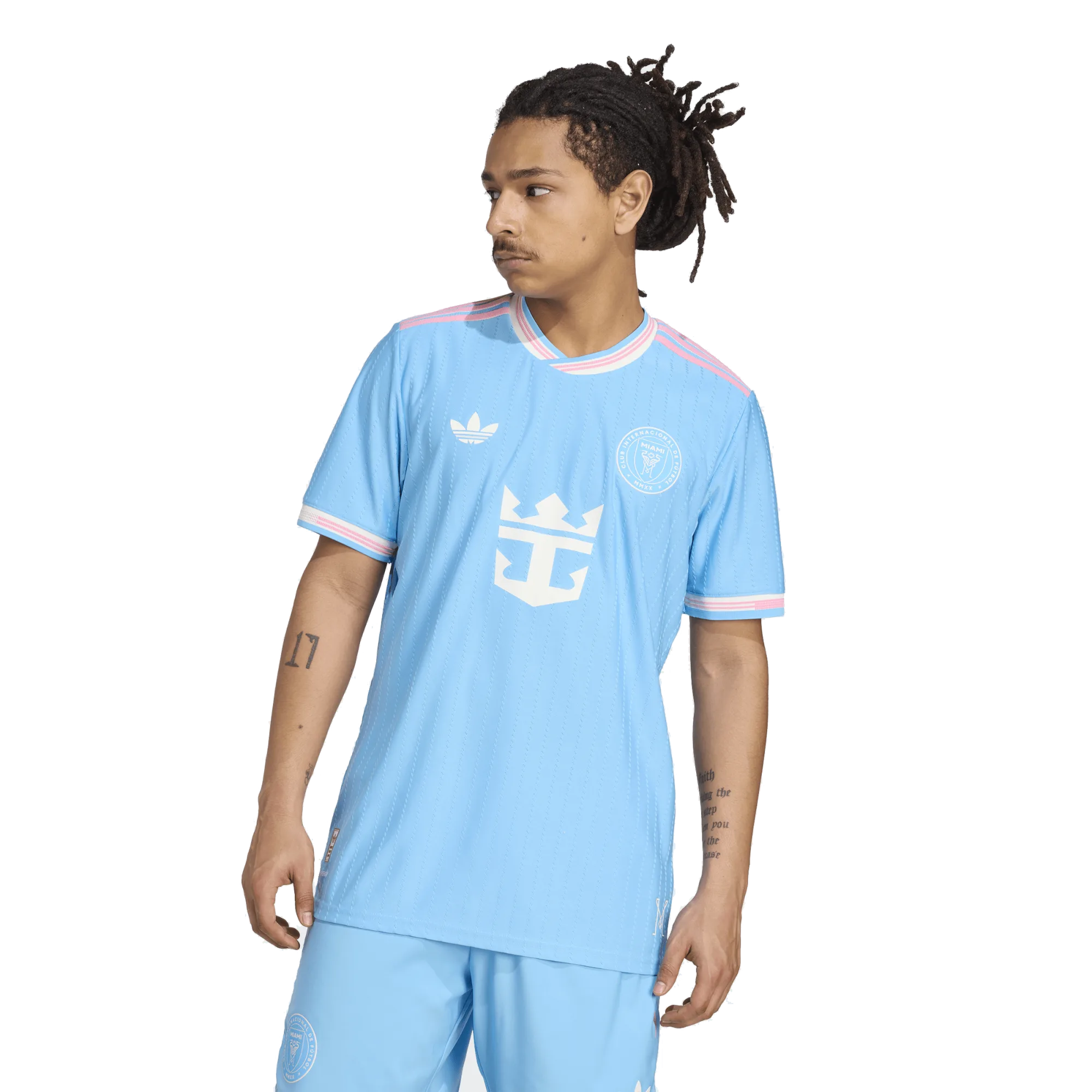 adidas Rodriguez Inter Miami Authentic Third Jersey 25/26 (Blue/Pink)