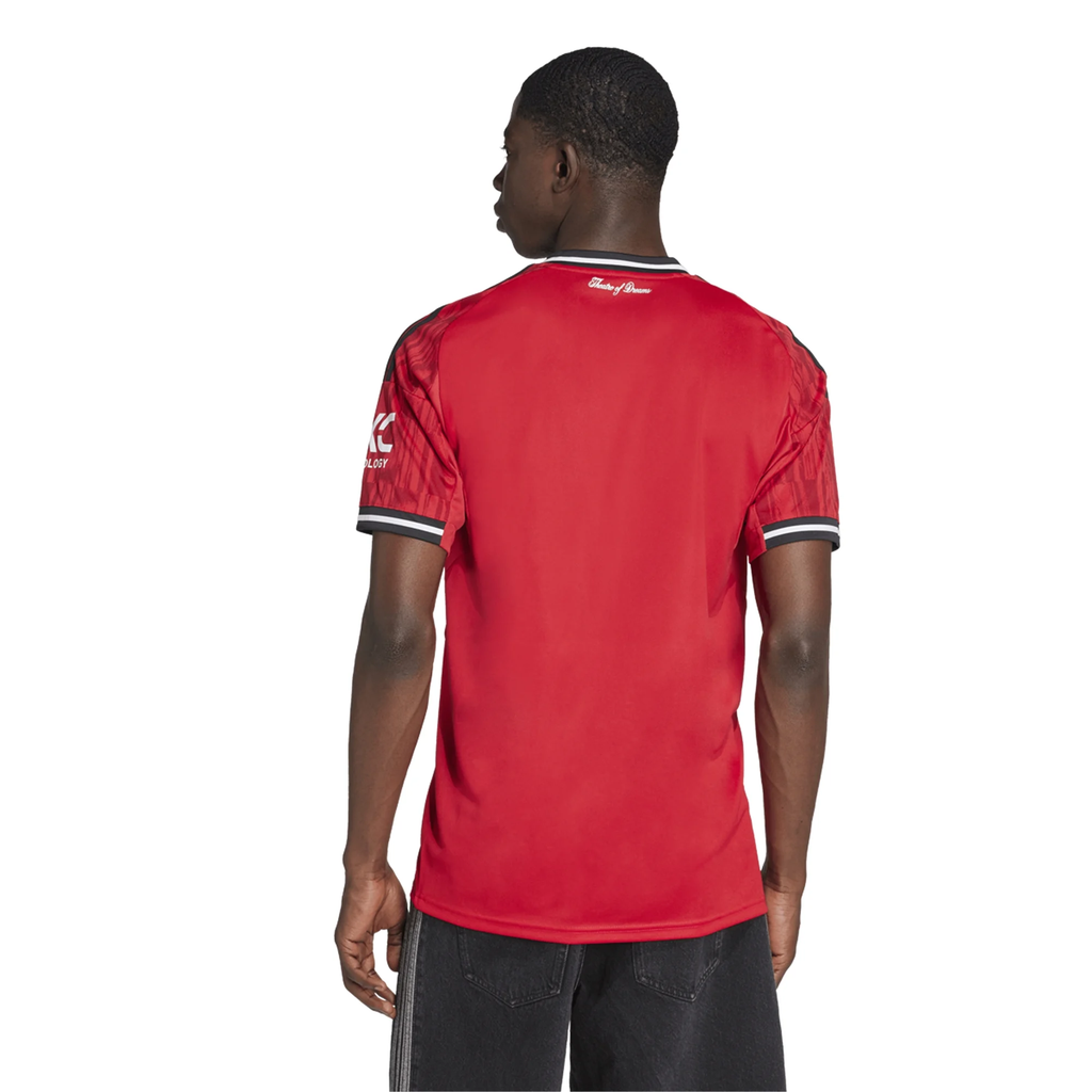 adidas Sesko Men's Manchester United Home Jersey 25/26 w/ EPL + NRFR Patches (Red)