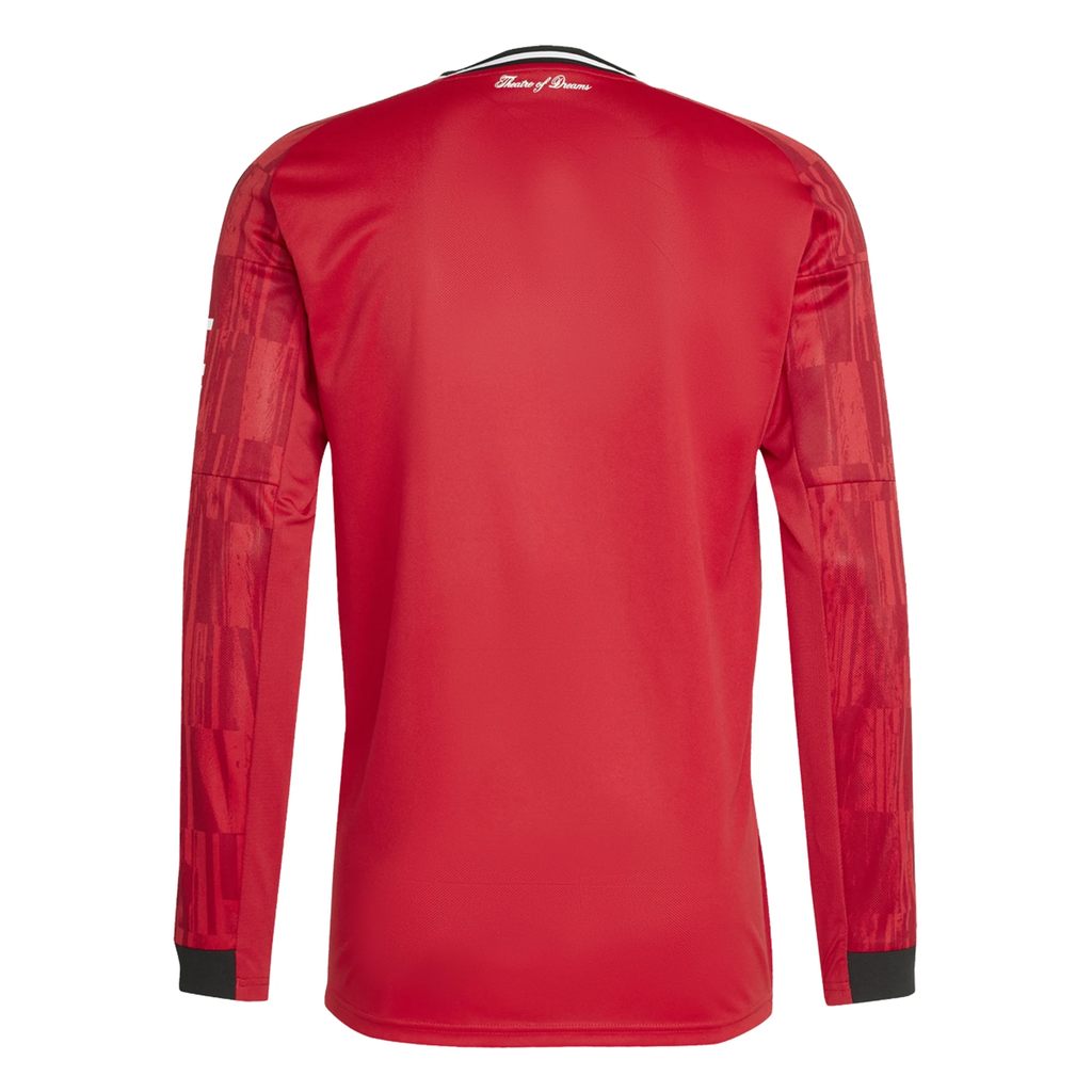 adidas Manchester United Long Sleeve Home Jersey 25/26 (Red)