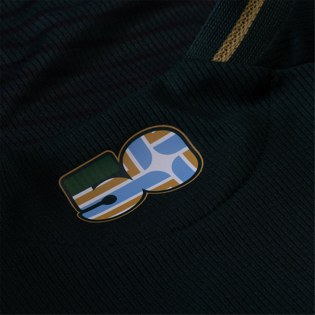 adidas Maxime Crepeau Portland Timbers Authentic Home Jersey w/ MLS & Apple Patch 25/26 (Green/Gold)