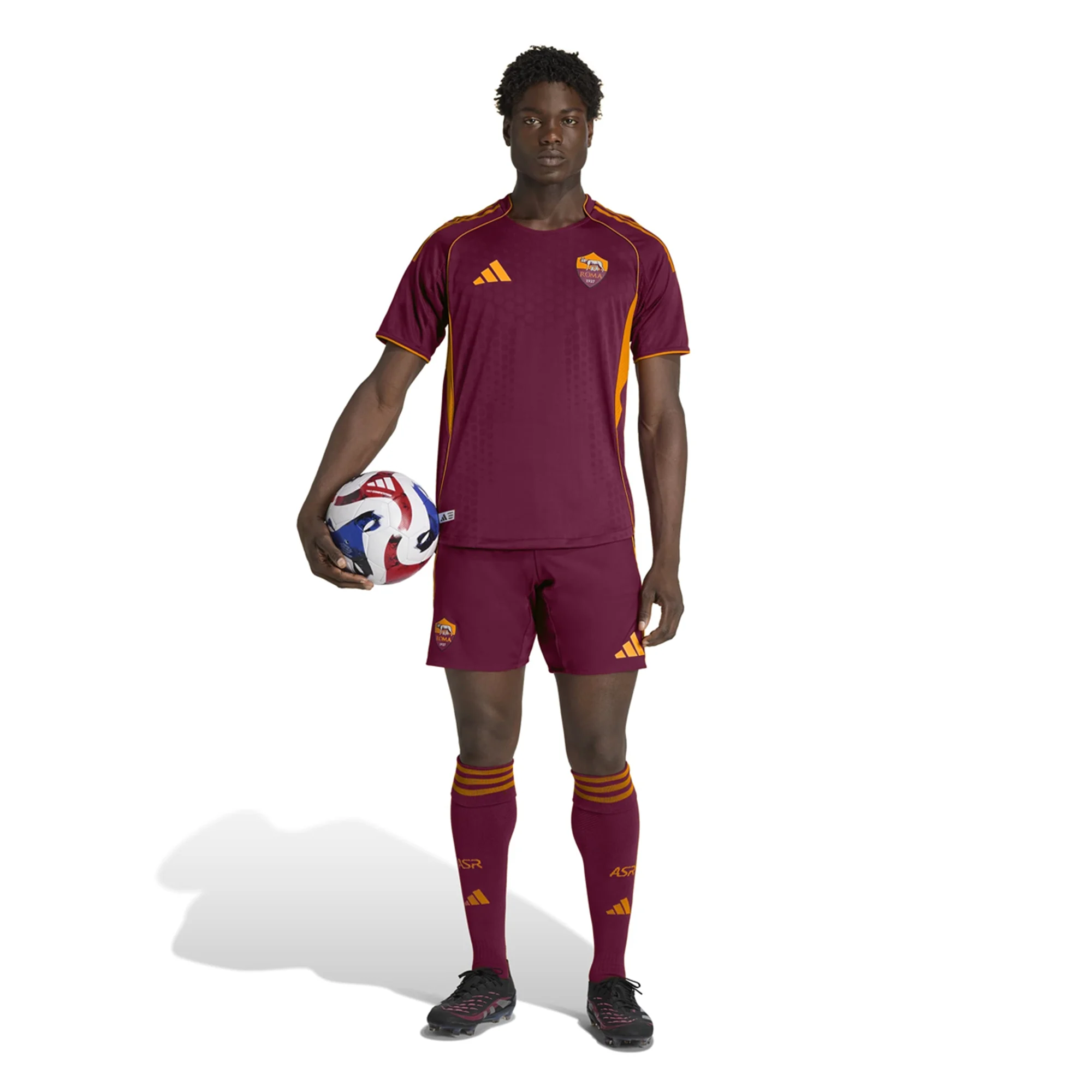 adidas Roma Authentic Home Jersey 25/26 (Burgundy)