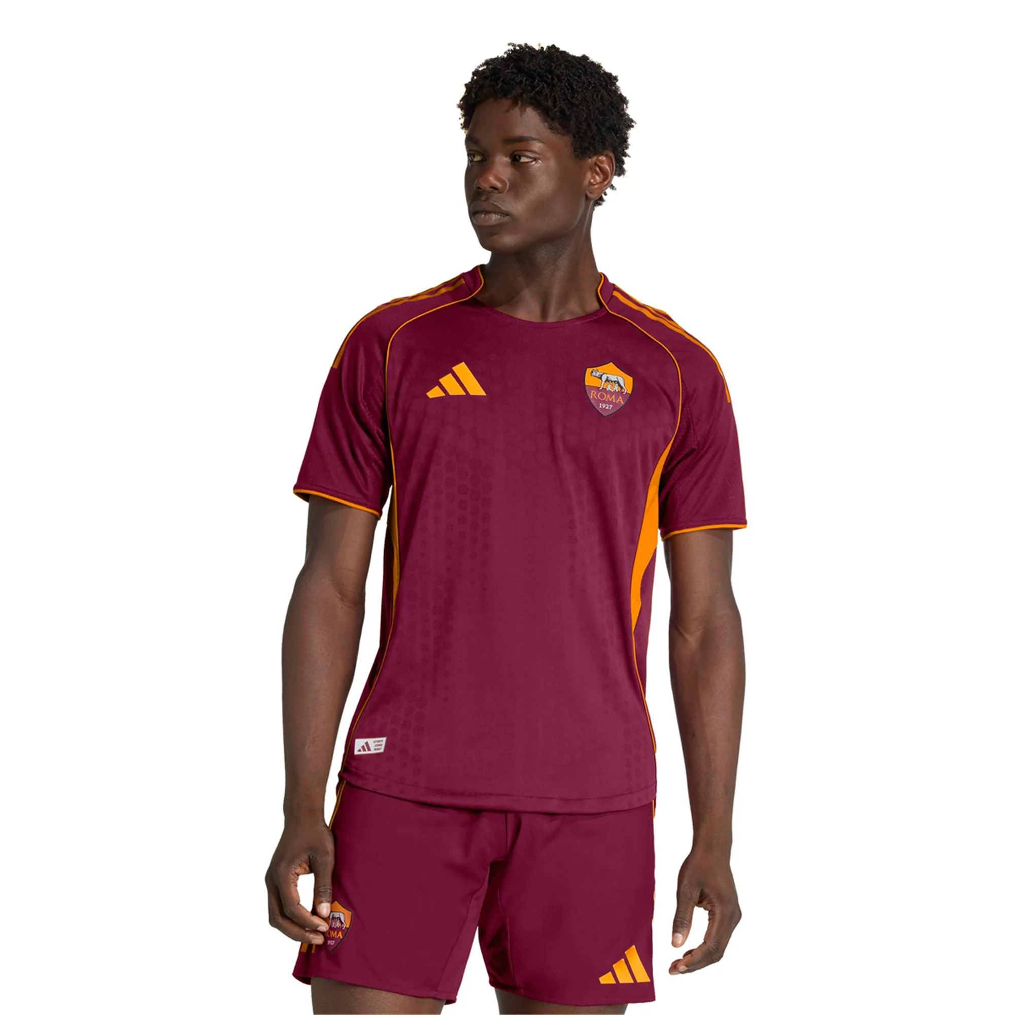 adidas Roma Authentic Evan Ferguson Home Jersey w/ Serie A Patch 25/26 (Burgundy)