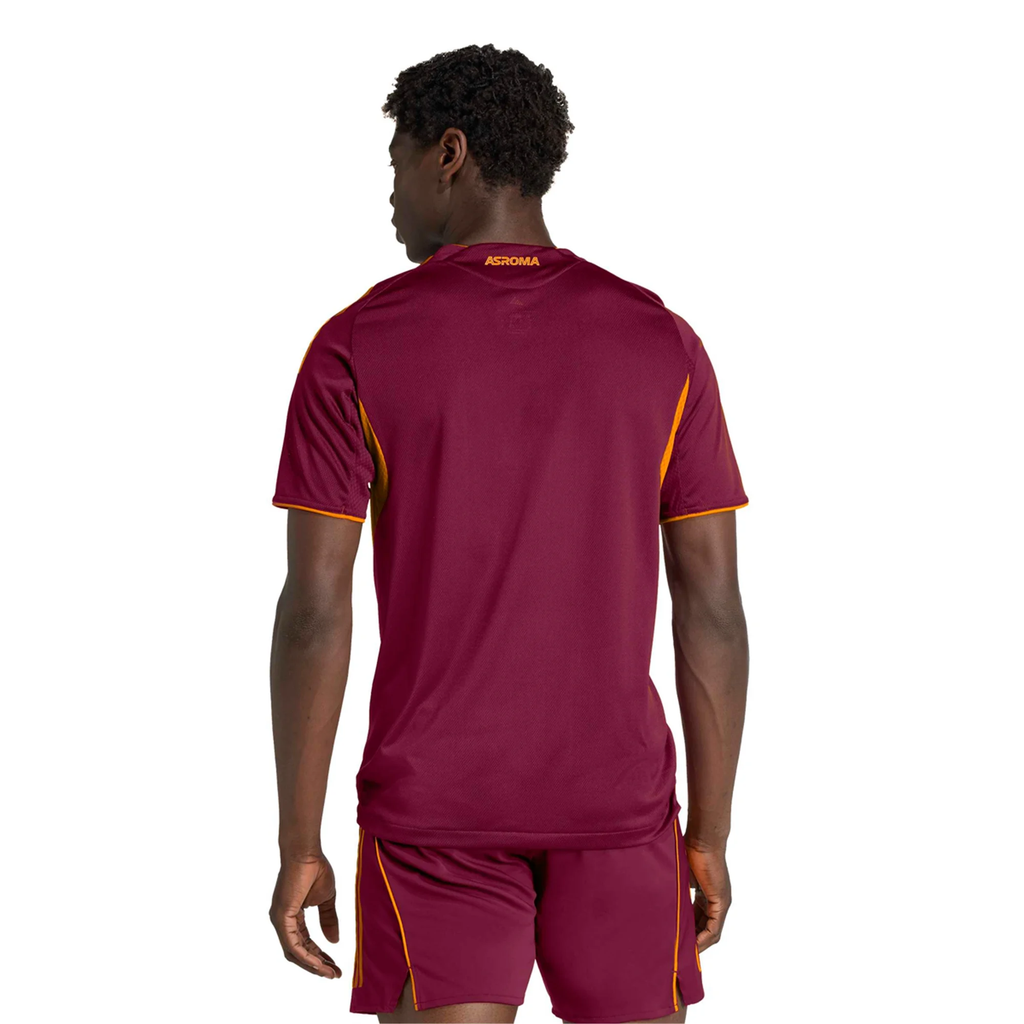 adidas Roma Authentic Leon Bailey Home Jersey w/ Europa League Patches 25/26 (Burgundy)