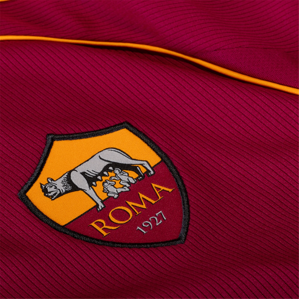 adidas Men's Roma Evan Ndicka Home Jersey w/ Serie A Patch 25/26 (Burgundy)