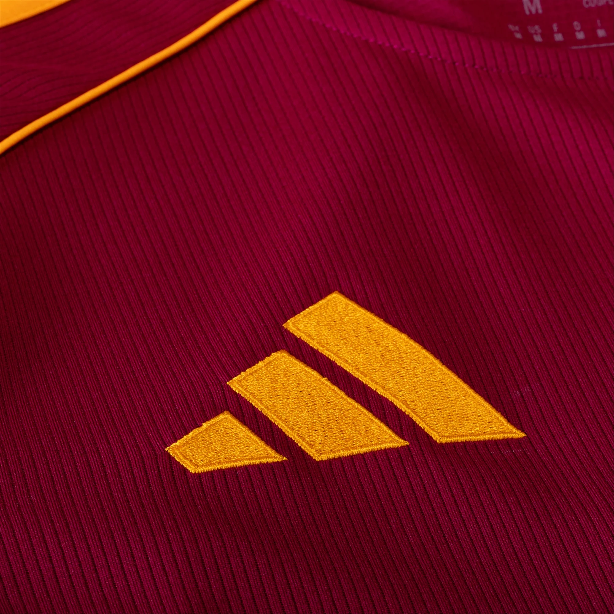 adidas Men's Roma Tommaso Baldanzi Home Jersey w/ Serie A Patch 25/26 (Burgundy)