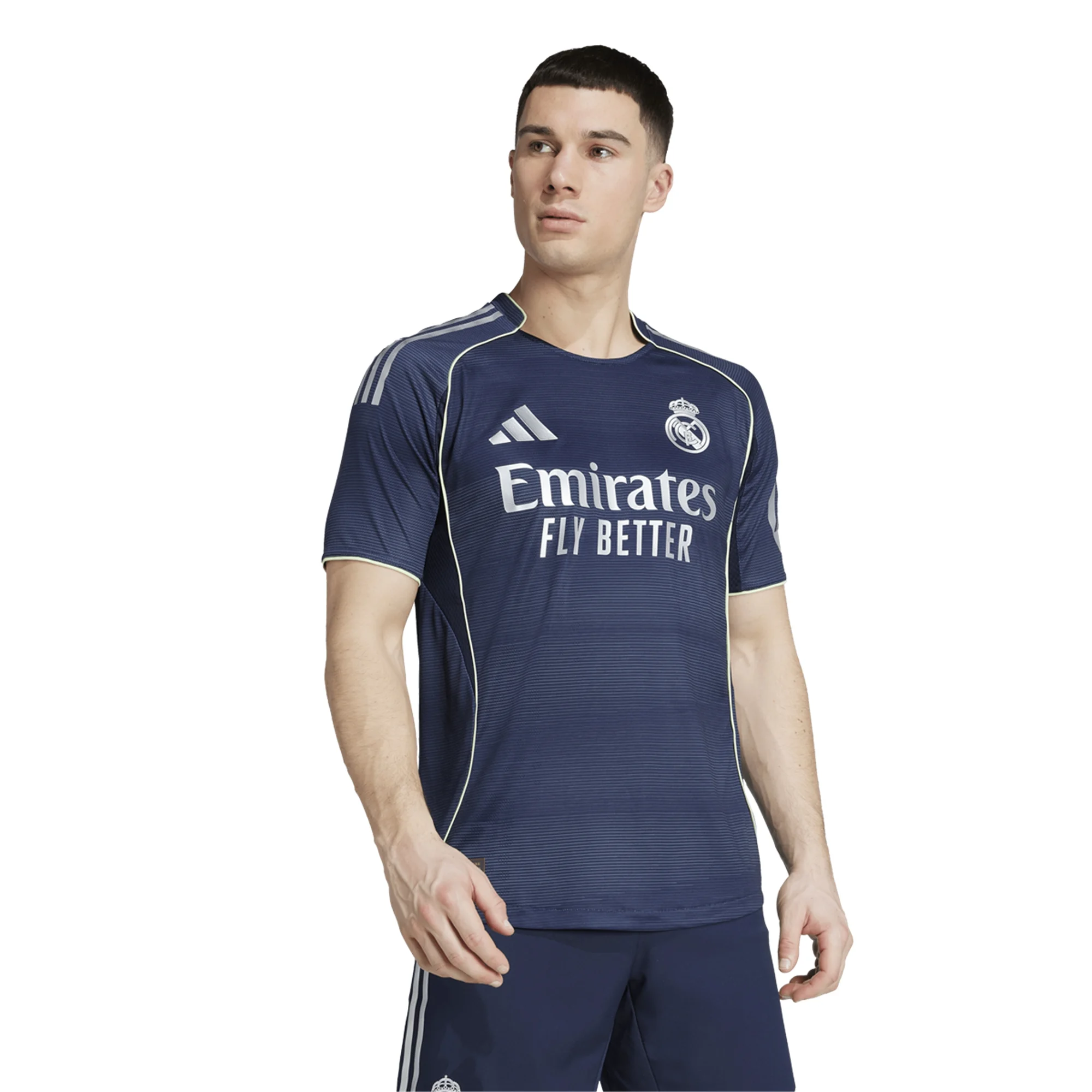 adidas Rodrygo Real Madrid Authentic Away Jersey 25/26 w/ Champions League Patches (Legend Ink