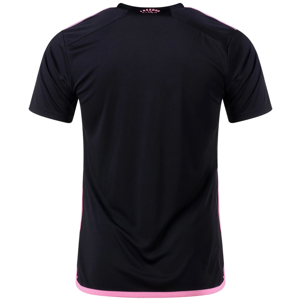 adidas Men's Inter Miami Away Jersey 23/24 (Black/True Pink)